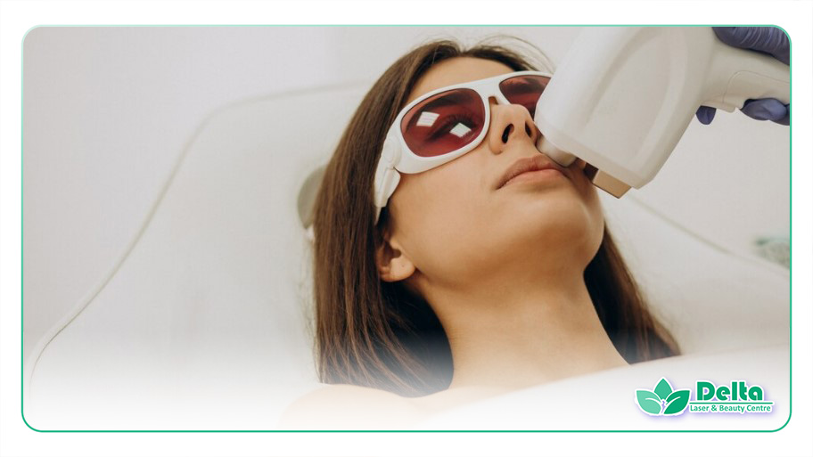 تصویر فردی تحت درمان لیزر فوتونا