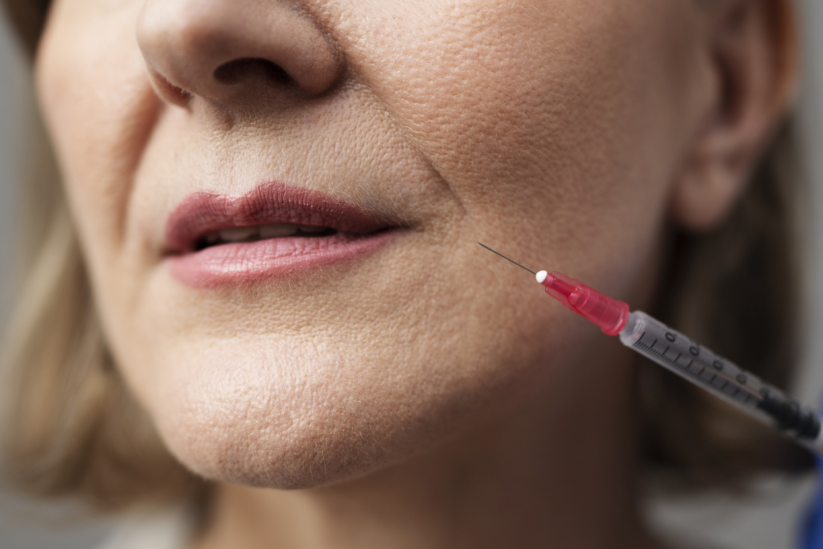 تفاوت تزریق سطحی و عمقی ژل در ناحیه خط خنده